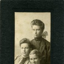 Portrait of Three Unidentified Girls